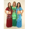 Kombination: Bindebluse und Rock