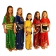 Zweiteiliges Bauchtanz-Set für Kinder
