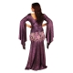 Bauchtanzkleid mit V-förmigem Bauchnetz
