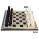 G208: Schachspiel aus Zedernholz und Perlmutt
